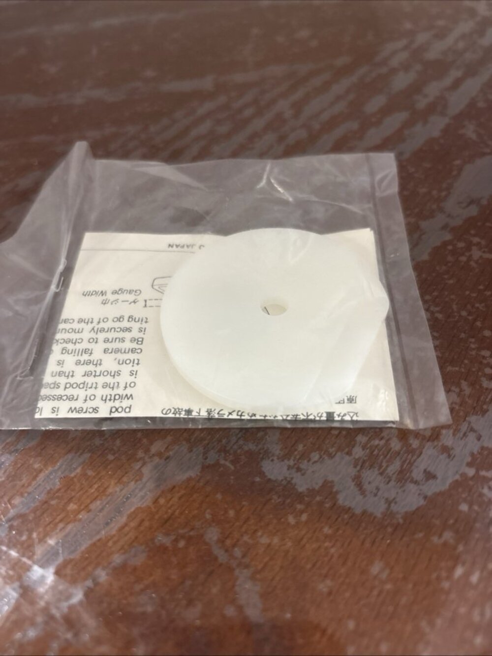Vintage 1970s Yashica Camera Tripod Spacer Genuine Part with Instructions